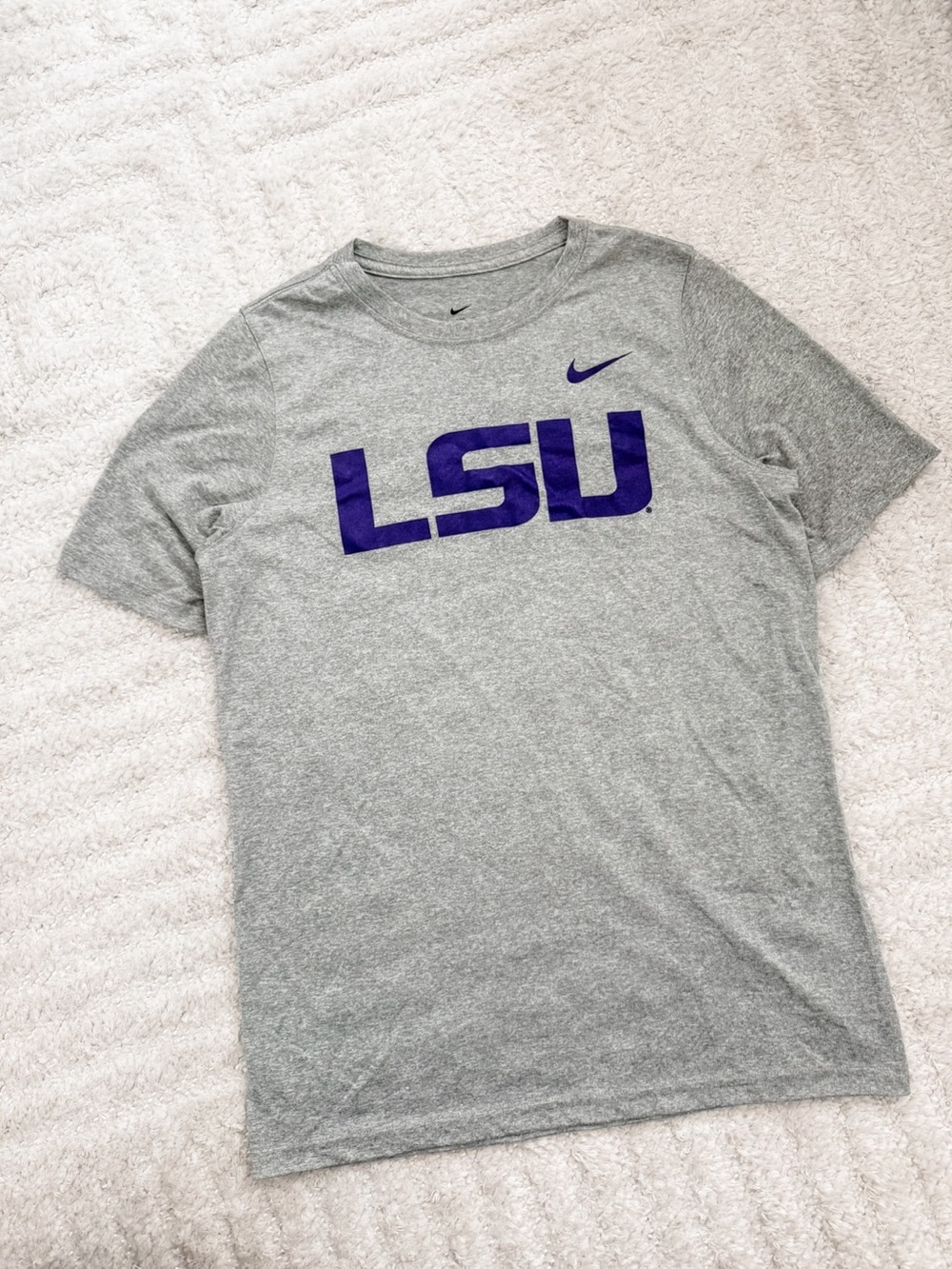 NWOT  - Nike Youth LSU Dri-Fit T Shirt - Size XL
